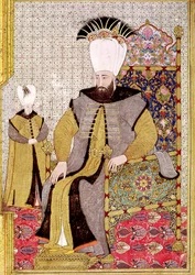 Sultan Ahmet III (1673-1736) en de troonopvolger